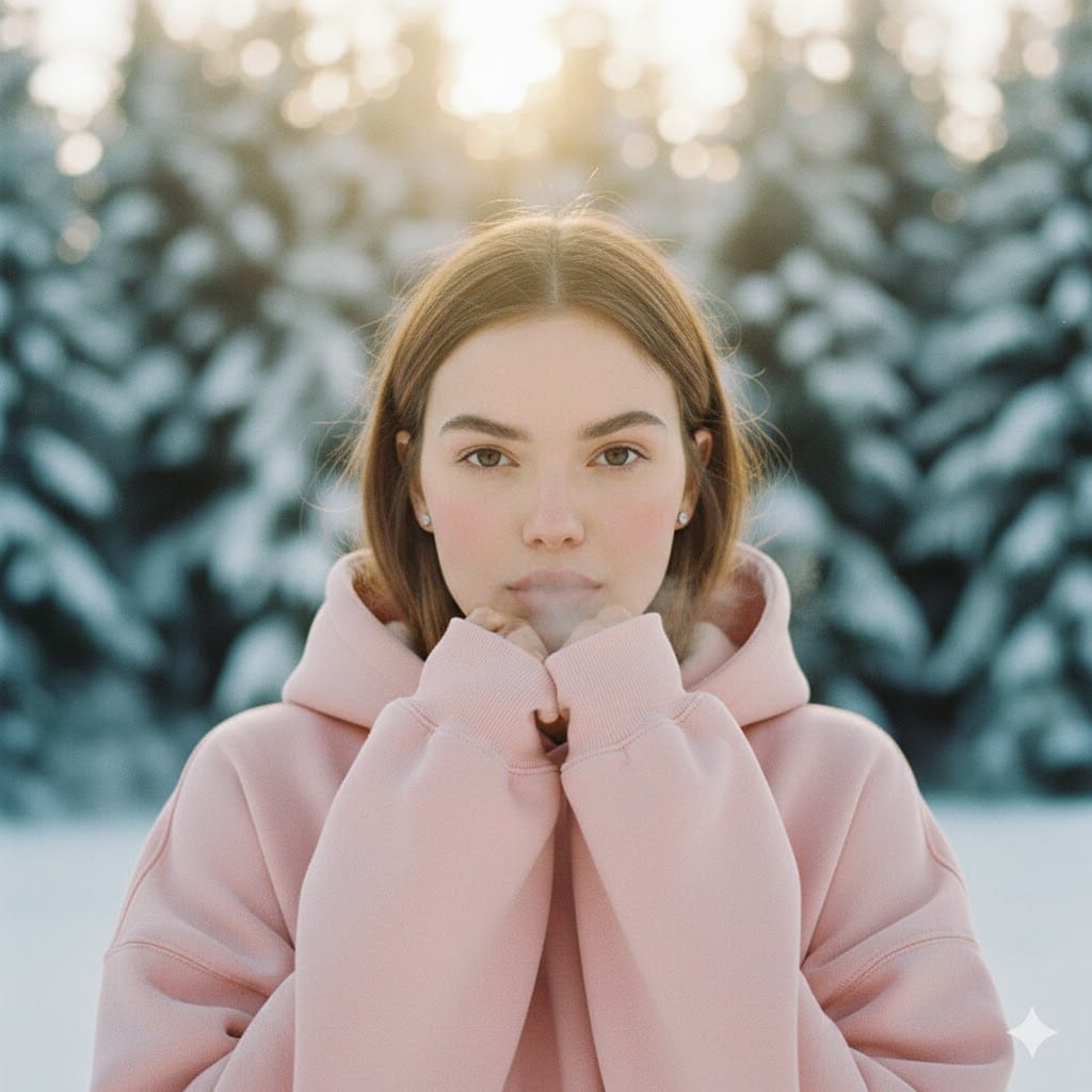 Aesthetic Winter Portrait
